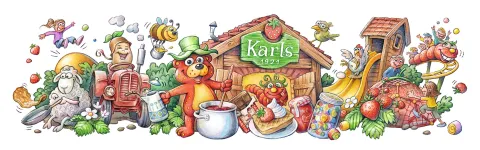 Karls Erdbeerhof Tasse