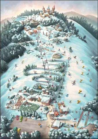 &Uuml;bersichtsplan Winter